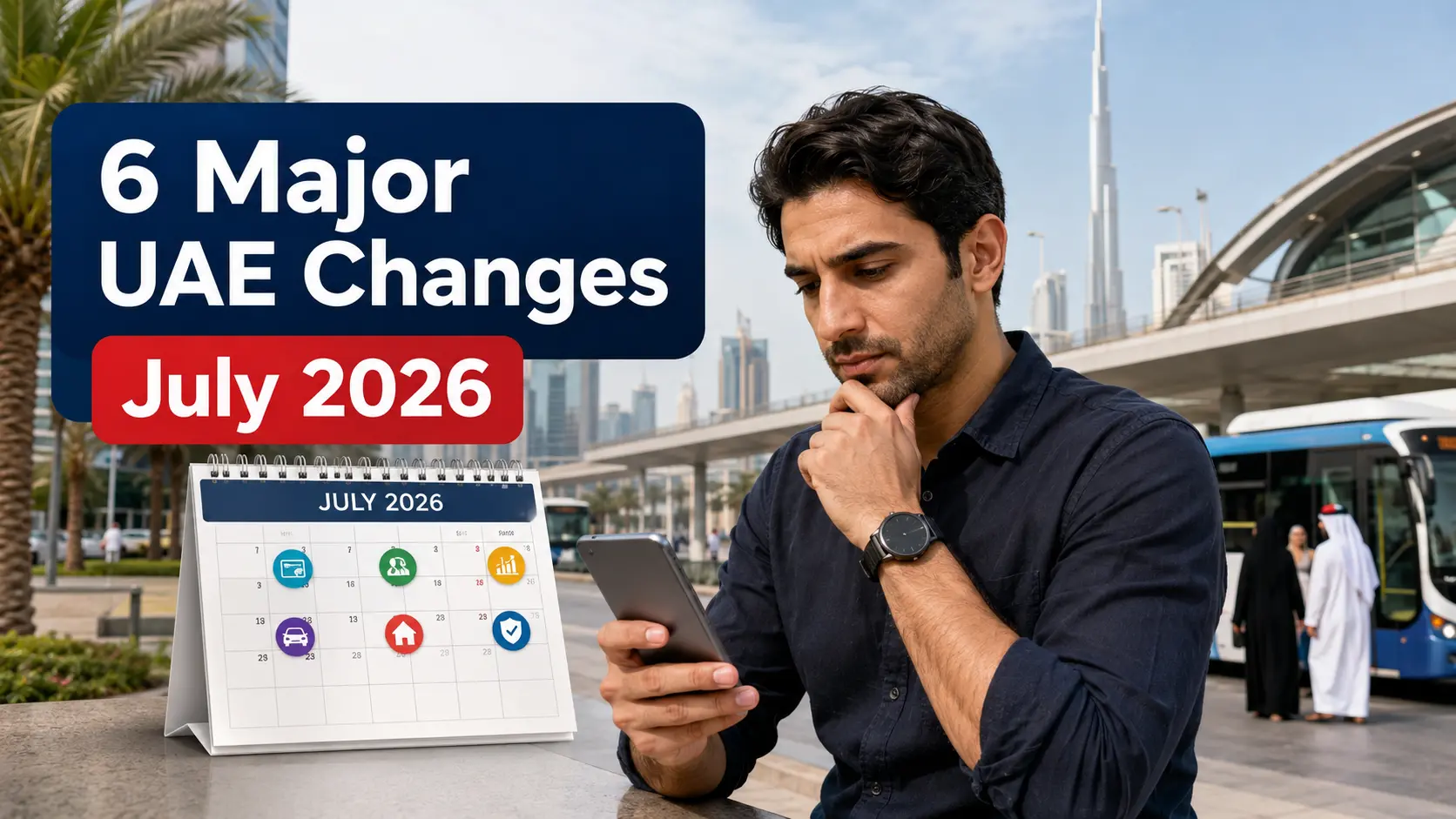 UAE changes in July 2026 affecting residents and businesses